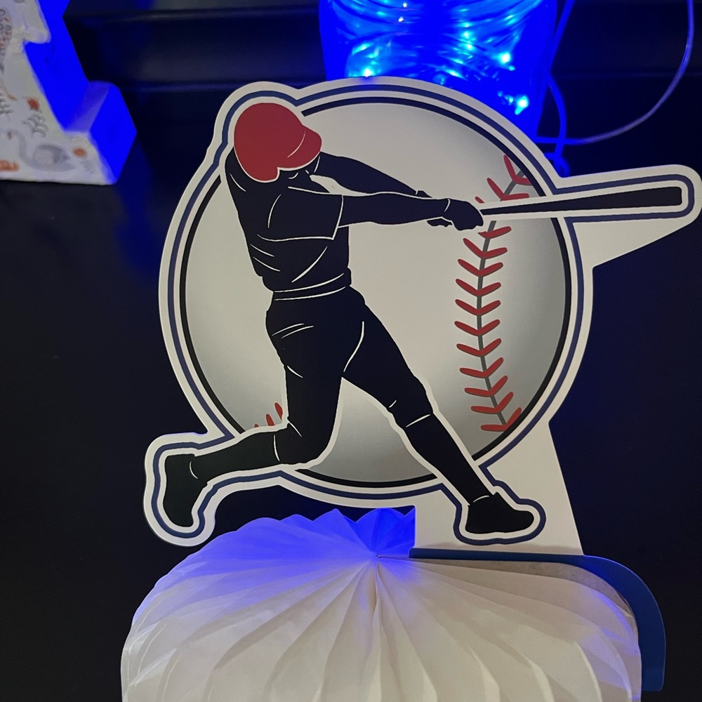 Baseball Player Silhouette Cutout